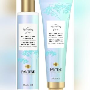 Pantene Nutrient Blends Hydrating Glow with Baobab Essence Conditioner & Shampoo